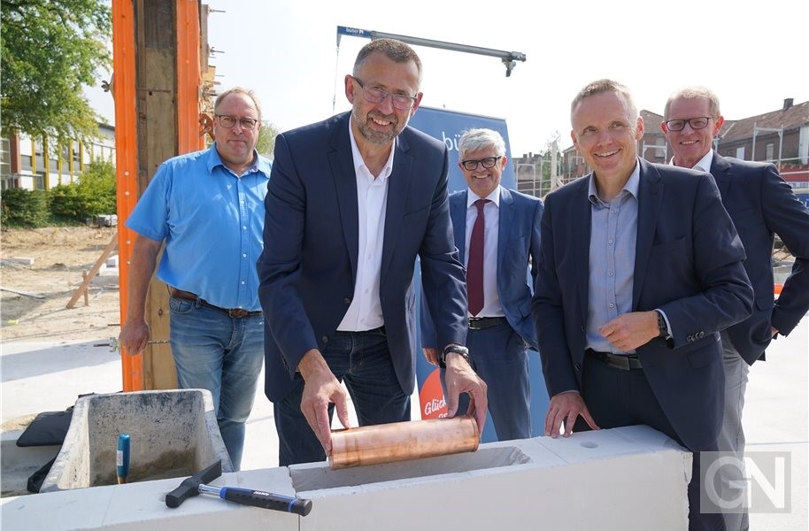 Grundstein für die Kaiserhof-Kita in Bad Bentheim ist gelegt