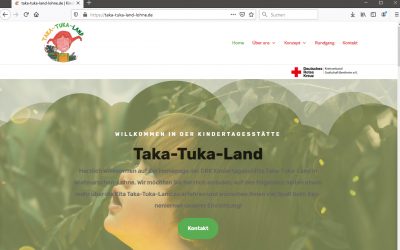 Internet-Auftritt Kita Taka-Tuka-Land online