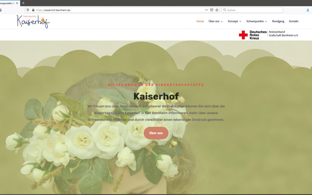 Internet-Auftritt Kita Kaiserhof online