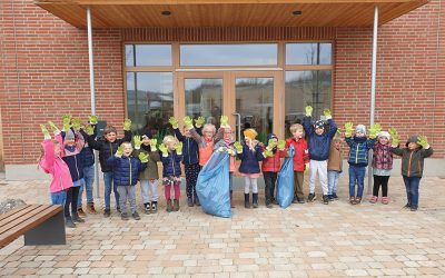 Müllsammelaktion und Ausstellungsbesuch für die Kinder der Kita Bullerbü in Neuenhaus