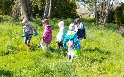 Eine nachhaltige Welt beginnt schon in der Kita – Kinder in der DRK Kita Schatzkiste in Schüttorf lernen Umweltschutz