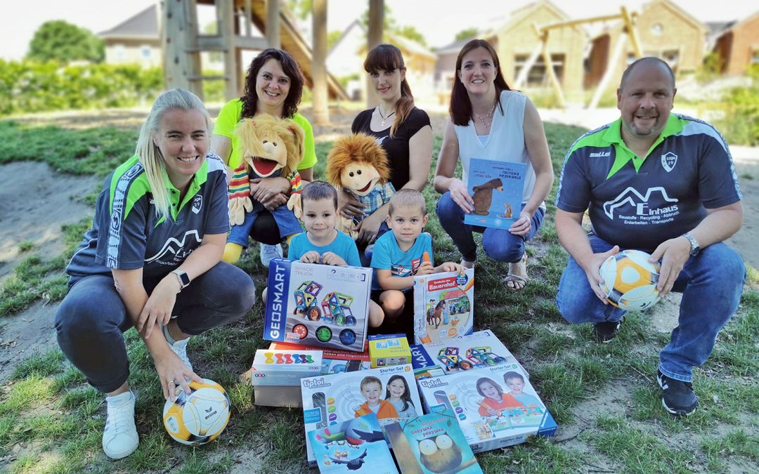 DRK-Kita Bullerbü: Spende des SV Lage ermöglicht Anschaffung von Spielsachen für ukrainische Kinder