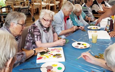 Kreativzeit im Pflegezentrum Am Schlosspark