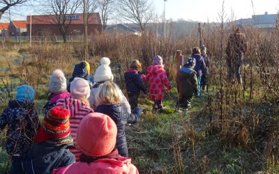 Pflanzaktion der Kita Büllerbü im Schulwald