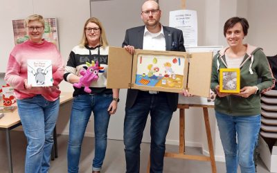 Präsentation der Sprachkita-Ausstellung in der Volkshochschule