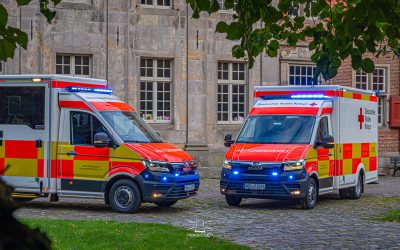 Vier neue Rettungswagen für den DRK-Rettungsdienst in der Grafschaft Bentheim