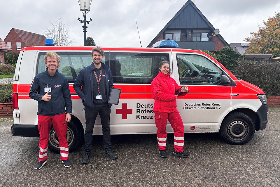 DRK-Mitgliederwerbung in Nordhorn