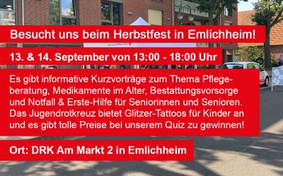 Herbstfest beim DRK in Emlichheim – Ein Wochenende voller Wissen, Spaß und Begegnung!