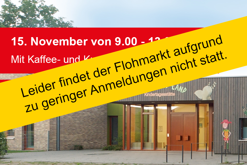 Abgesagt: Familien-Flohmarkt in der Kita Taka-Tuka-Land in Lohne